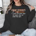 Cigar-Trovert Cigar Smoking Humor Definition Introvert Unisex Sweatshirt Cigar-Trovert Cigar Smoking Humor Definition Introvert Unisex Sweatshirt