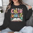 Color Our World Book Reading Program 2026 Summer Unisex Sweatshirt Color Our World Book Reading Program 2026 Summer Unisex Sweatshirt