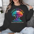 Color Our World Summer Reading 2025 Tree Book Lover Camping Unisex Sweatshirt Color Our World Summer Reading 2025 Tree Book Lover Camping Unisex Sweatshirt