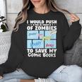Comics Collecting Book Collector Guide Comics Lover Unisex Sweatshirt