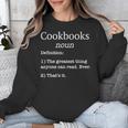 Cookbooks Cookbook Lovers Chefs Fake Definition Unisex Sweatshirt Cookbooks Cookbook Lovers Chefs Fake Definition Unisex Sweatshirt