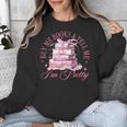 Coquette Aesthetic Bow Buy Me Books & Tell Me I'm Pretty Unisex Sweatshirt