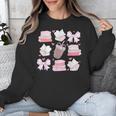 Coquette Bow Book Coffee Valentines Bookish Library Teacher Unisex Sweatshirt Coquette Bow Book Coffee Valentines Bookish Library Teacher Unisex Sweatshirt