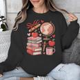 Coquette Teacher School Supplies Bows Books Globe Apple Cute Unisex Sweatshirt Coquette Teacher School Supplies Bows Books Globe Apple Cute Unisex Sweatshirt
