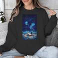 Cosmic Botanical Book Lover Reading Unisex Sweatshirt Cosmic Botanical Book Lover Reading Unisex Sweatshirt