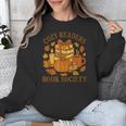 Cozy Readers Book Society Vintage Fall Books & Pumpkin Unisex Sweatshirt Cozy Readers Book Society Vintage Fall Books & Pumpkin Unisex Sweatshirt