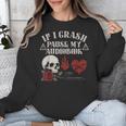 If I Crash Pause My Audiobook Lovers Dark Romance Spicy Book Unisex Sweatshirt