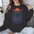 Cruise Ship Vacations Reading Book Lovers Sunset Unisex Sweatshirt