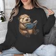 Cute Book Sea Otter Unisex Sweatshirt
