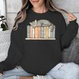 Cute Cat Sleeping On Books Unisex Sweatshirt