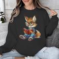Cute Coyote With Book I Kids Coyote Unisex Sweatshirt Cute Coyote With Book I Kids Coyote Unisex Sweatshirt