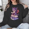 Cute Dragon Read Books Be Kind Stay Weird Book Lover Unisex Sweatshirt