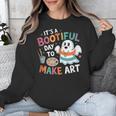 Cute Ghost Book Halloween Spooky Boo School Art Teacher Unisex Sweatshirt Cute Ghost Book Halloween Spooky Boo School Art Teacher Unisex Sweatshirt