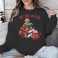 Cute Gingerbread Man Reading Book Nerd Christmas Bookish Unisex Sweatshirt Cute Gingerbread Man Reading Book Nerd Christmas Bookish Unisex Sweatshirt
