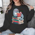 Cute Reading Seal On Books Book Lover Unisex Sweatshirt Cute Reading Seal On Books Book Lover Unisex Sweatshirt