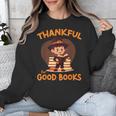Cute Thanksgiving Teacher Librarian Thankful Reading Books Unisex Sweatshirt Cute Thanksgiving Teacher Librarian Thankful Reading Books Unisex Sweatshirt