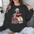 Dalmatian Reading Books Matching Bookworm Readers Librarian Unisex Sweatshirt