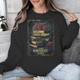 Dark Romance Reader Vintage Floral Book Lover Unisex Sweatshirt