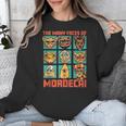 DCC Many Faces Of Mordecai Grid Gamer Series Book Unisex Sweatshirt DCC Many Faces Of Mordecai Grid Gamer Series Book Unisex Sweatshirt