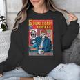 Dead Roast Coffee Comic Book Cover Style Skeleton Barista Unisex Sweatshirt Dead Roast Coffee Comic Book Cover Style Skeleton Barista Unisex Sweatshirt
