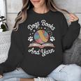 Dogs Books And Yarn Knitter Knitting Unisex Sweatshirt