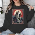 Dracula's Castle Book Cover Illustration Unisex Sweatshirt