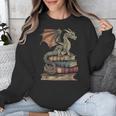 Dragon Fantasy Book Lover Book Nerd Unisex Sweatshirt