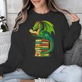 Dragon Reading Books Matching Bookworm Readers Librarian Unisex Sweatshirt