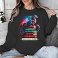 Dragons And Books Dragonworm Book Lover Reading Unisex Sweatshirt
