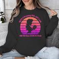 With A Dreamy Far-Off Look And Her Nose Stuck In A Book Unisex Sweatshirt
