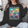 Eagle Love Reading And Eagles Child Book Lover Unisex Sweatshirt