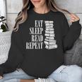 Eat Sleep Read Repeat Reading Book Librarian Men Women Kids Unisex Sweatshirt Eat Sleep Read Repeat Reading Book Librarian Men Women Kids Unisex Sweatshirt