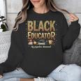 Educator By Popular Demand African American Book Lover Unisex Sweatshirt Educator By Popular Demand African American Book Lover Unisex Sweatshirt