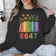 Equal Rights Book Flower Resist 86 47 Feminist Women Rights Unisex Sweatshirt