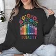 Equality Love Peace Compassion Books Protest Women Girls Kid Unisex Sweatshirt Equality Love Peace Compassion Books Protest Women Girls Kid Unisex Sweatshirt