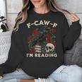 F-CAW-F I'm Reading Crow Book Lover Introvert Meme Unisex Sweatshirt F-CAW-F I'm Reading Crow Book Lover Introvert Meme Unisex Sweatshirt