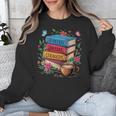 Fantasy Drama Tragedy Books Subtle Reader Librarian Flower Unisex Sweatshirt Fantasy Drama Tragedy Books Subtle Reader Librarian Flower Unisex Sweatshirt