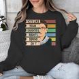Feminist Ruth Bader Ginsburg RBG Quote Girl With Book Women Unisex Sweatshirt