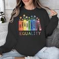 Floral Book Equality Human Rights Social Justice Peace Love Unisex Sweatshirt Floral Book Equality Human Rights Social Justice Peace Love Unisex Sweatshirt