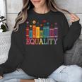 Floral Flower Book Equality Human Rights Women's Rights Unisex Sweatshirt Floral Flower Book Equality Human Rights Women's Rights Unisex Sweatshirt