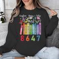 Floral Foxglove Daisy Tulip 8647 Books Lover Blooming Flower Unisex Sweatshirt