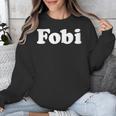 Fobi Fear Of Being Included Men Women Introvert Unisex Sweatshirt Fobi Fear Of Being Included Men Women Introvert Unisex Sweatshirt