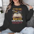 I Was Forced To Put My Book Down And Rejoin Society Book Unisex Sweatshirt