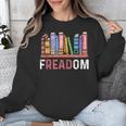 Freadom Anti Ban Books Freedom To Read Book Lover Reading Unisex Sweatshirt