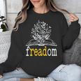 Freadom Freedom Read Banned Books Librarians Unisex Sweatshirt