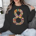 Fun 8th Birthday Books Themed 8 Years Old Boys Kids Girls Unisex Sweatshirt Fun 8th Birthday Books Themed 8 Years Old Boys Kids Girls Unisex Sweatshirt