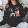 Gamer Book Lover Girl Women Bookworm Video Gaming Daughter Unisex Sweatshirt