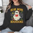 Ghost Reading Books Teacher Student Halloween Read More Book Unisex Sweatshirt Ghost Reading Books Teacher Student Halloween Read More Book Unisex Sweatshirt