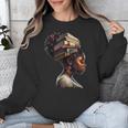 Girl Crown Of Books African Teacher Black History BHM Unisex Sweatshirt Girl Crown Of Books African Teacher Black History BHM Unisex Sweatshirt