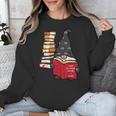Gnome Read Reading Book Librarian Across America Women Kids Unisex Sweatshirt Gnome Read Reading Book Librarian Across America Women Kids Unisex Sweatshirt